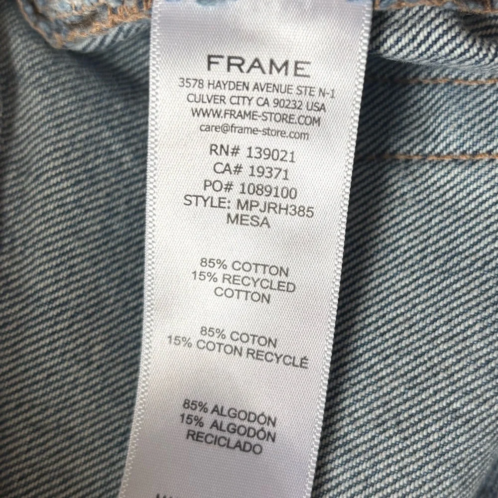 Frame high rise jeans size 23 like new - Picture 4 of 4